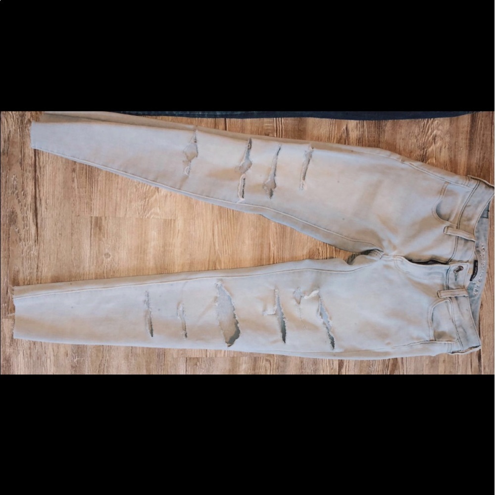 American Eagle ripped jeans